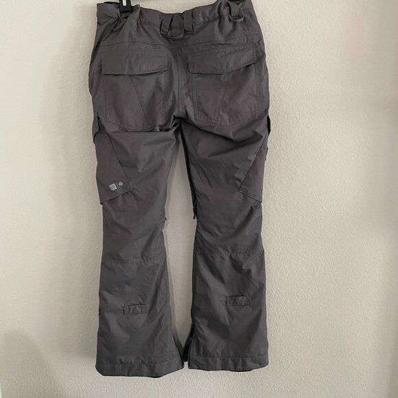 Powder Room grey flare snow pants low rise - Picture 2 of 10